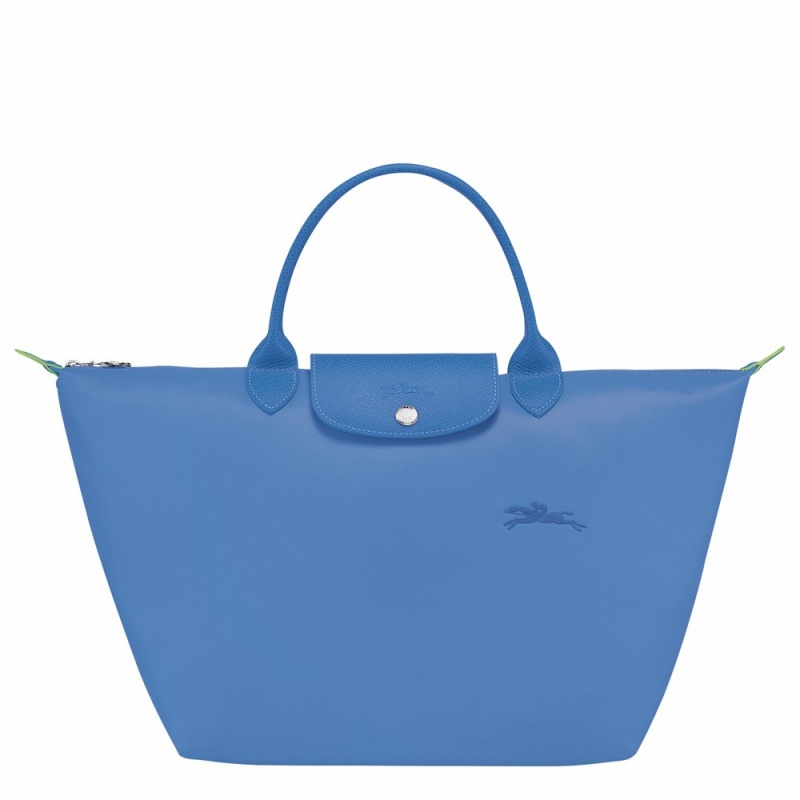 Longchamp Le Pliage M Handtasche Damen Blau | 864IFEPCO