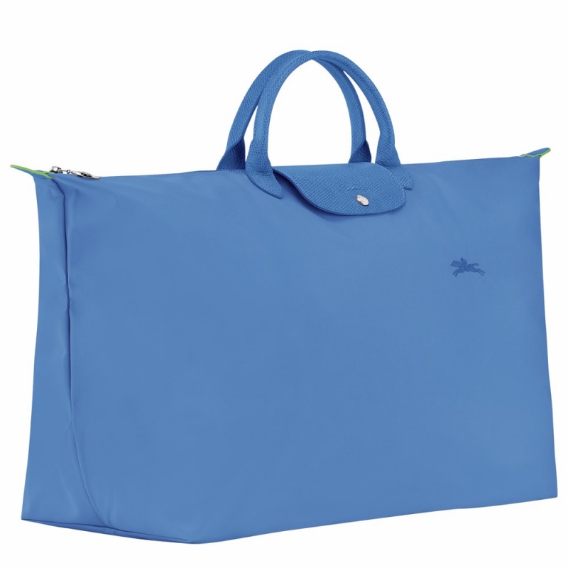 Longchamp Le Pliage M Reisetasche Herren Blau | 136IKEBNM