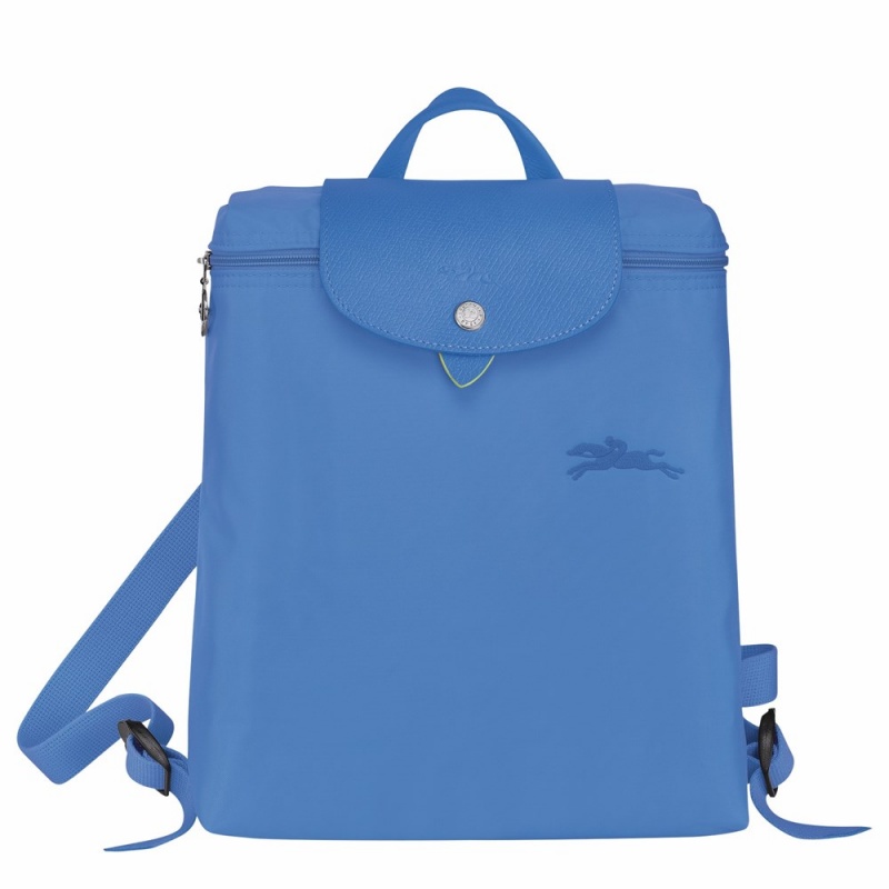 Longchamp Le Pliage M Rucksack Damen Blau | 654IHLDPM