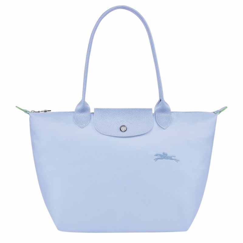 Longchamp Le Pliage M Schultertasche Damen Blau | 791ZUCLDN