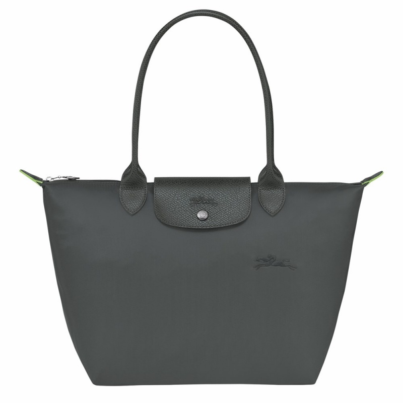 Longchamp Le Pliage M Schultertasche Damen Tiefesgrau | 345VHDBAX