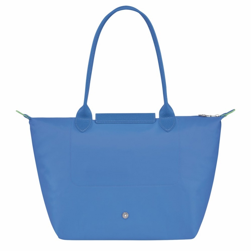 Longchamp Le Pliage M Schultertasche Damen Blau | 701KEGXDA