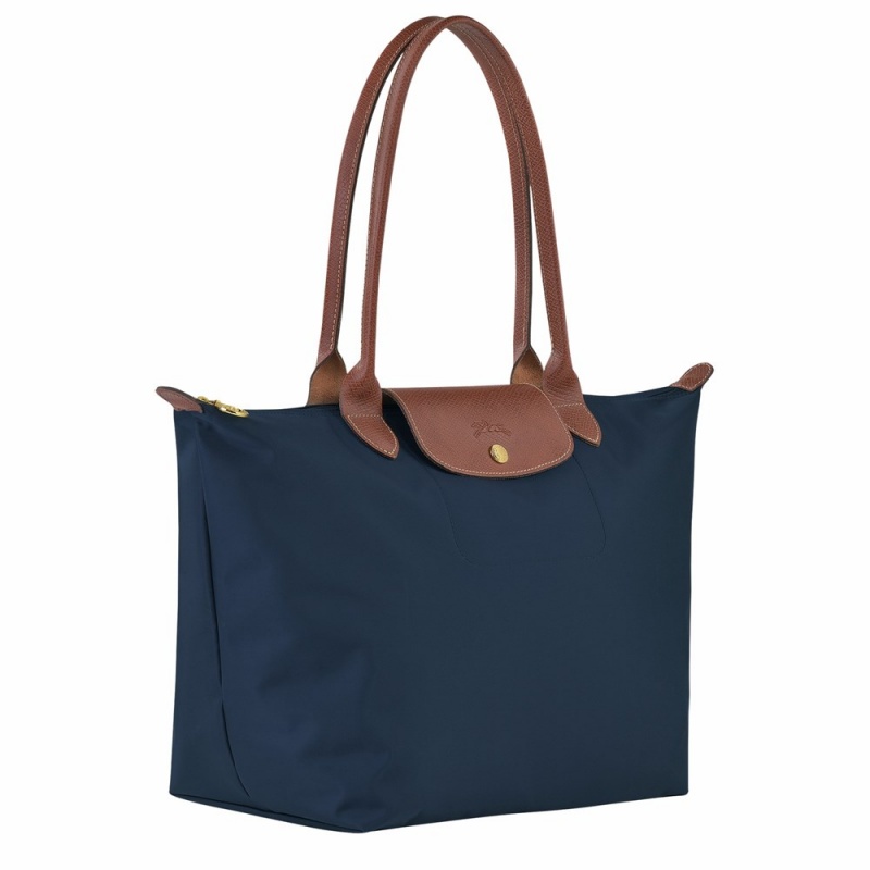 Longchamp Le Pliage Original L Schultertasche Damen Navy | 597OBFHIW