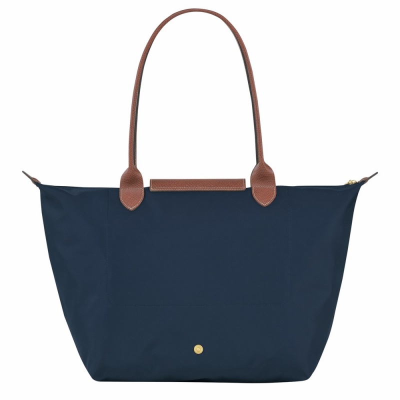 Longchamp Le Pliage Original L Schultertasche Damen Navy | 597OBFHIW