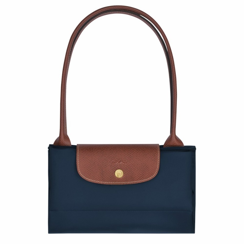 Longchamp Le Pliage Original L Schultertasche Damen Navy | 597OBFHIW