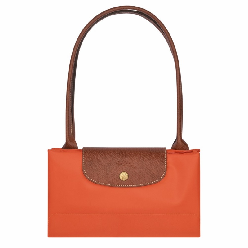 Longchamp Le Pliage Original L Schultertasche Damen Orange | 346JEIXZQ