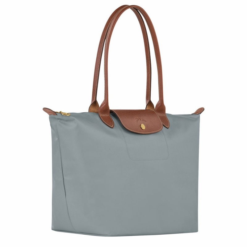 Longchamp Le Pliage Original L Schultertasche Damen Grau | 968QTLYKE