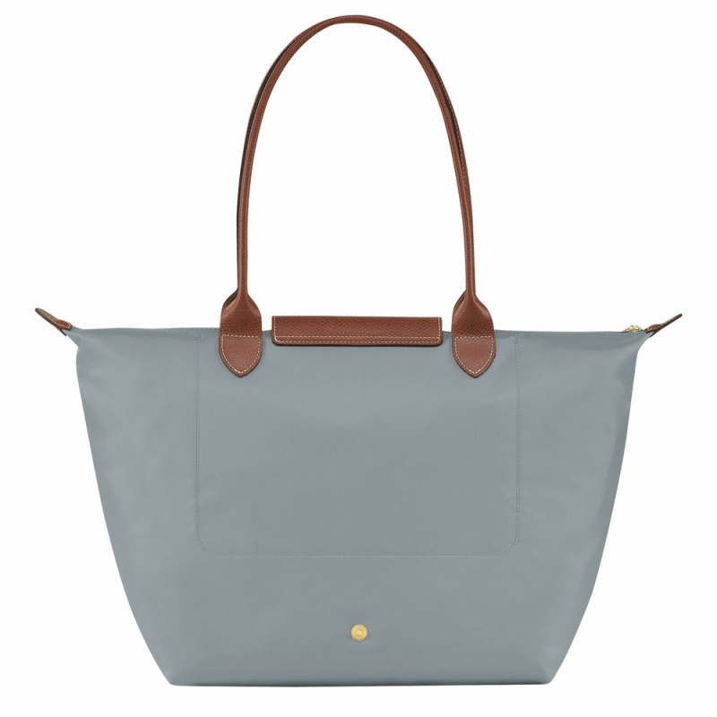 Longchamp Le Pliage Original L Schultertasche Damen Grau | 968QTLYKE