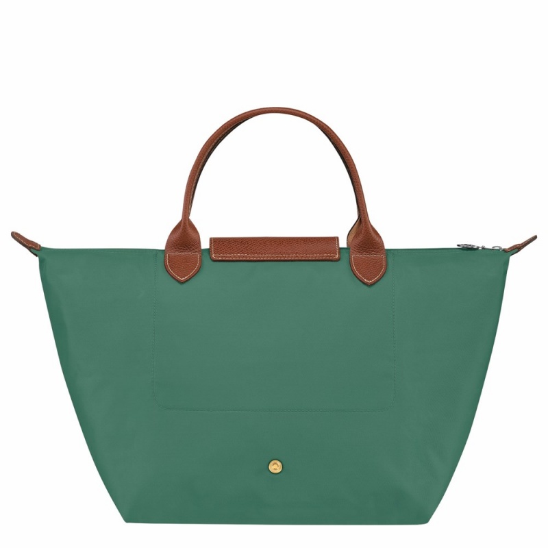 Longchamp Le Pliage Original M Handtasche Damen Olivgrün | 879ULZFWI