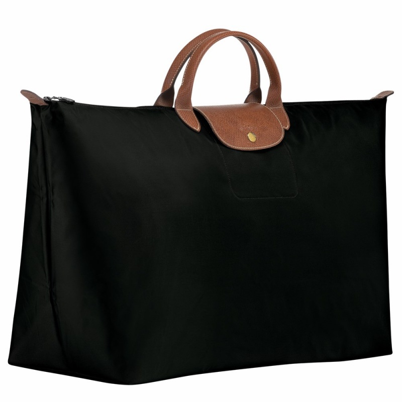 Longchamp Le Pliage Original M Reisetasche Damen Schwarz | 740FTNURW