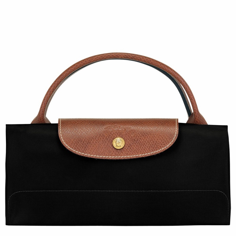 Longchamp Le Pliage Original M Reisetasche Damen Schwarz | 740FTNURW