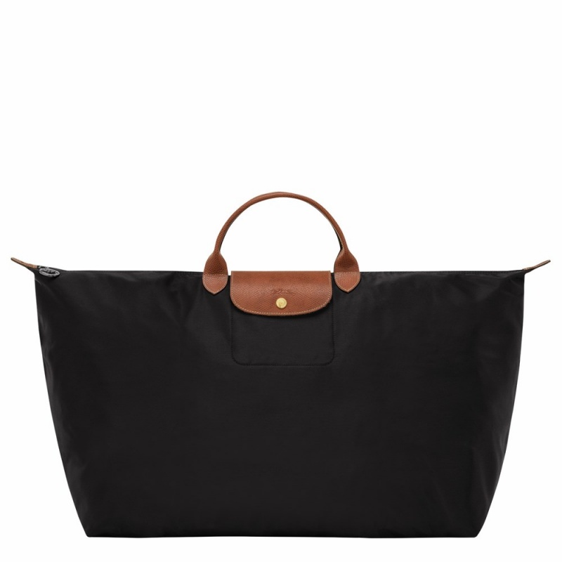 Longchamp Le Pliage Original M Reisetasche Damen Schwarz | 740FTNURW