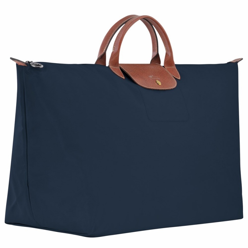 Longchamp Le Pliage Original M Reisetasche Damen Navy | 957FUZYGV