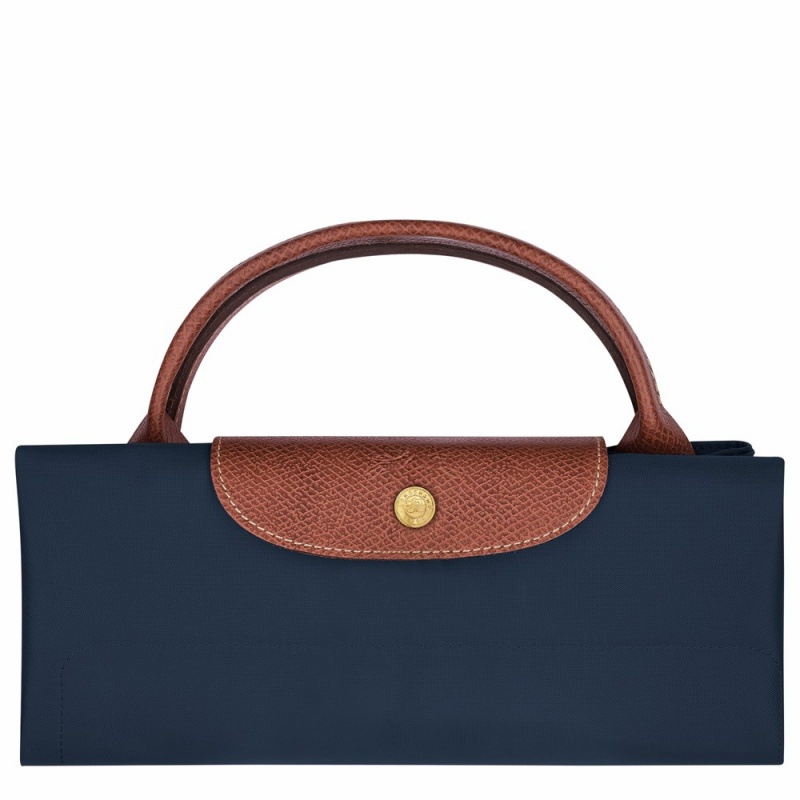 Longchamp Le Pliage Original M Reisetasche Damen Navy | 957FUZYGV