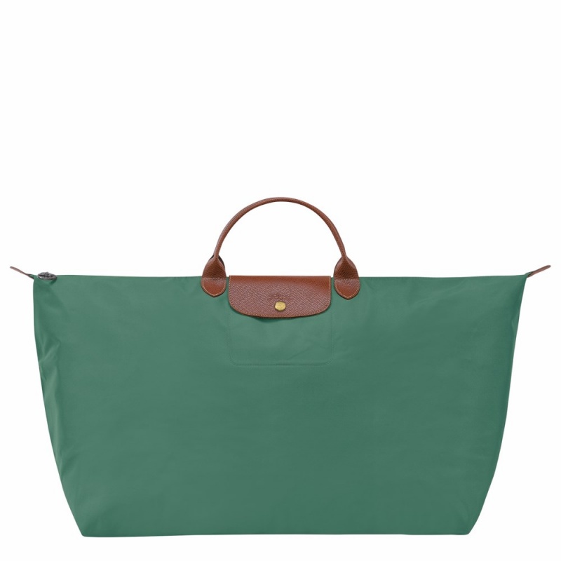 Longchamp Le Pliage Original M Reisetasche Damen Olivgrün | 076YMHRKZ