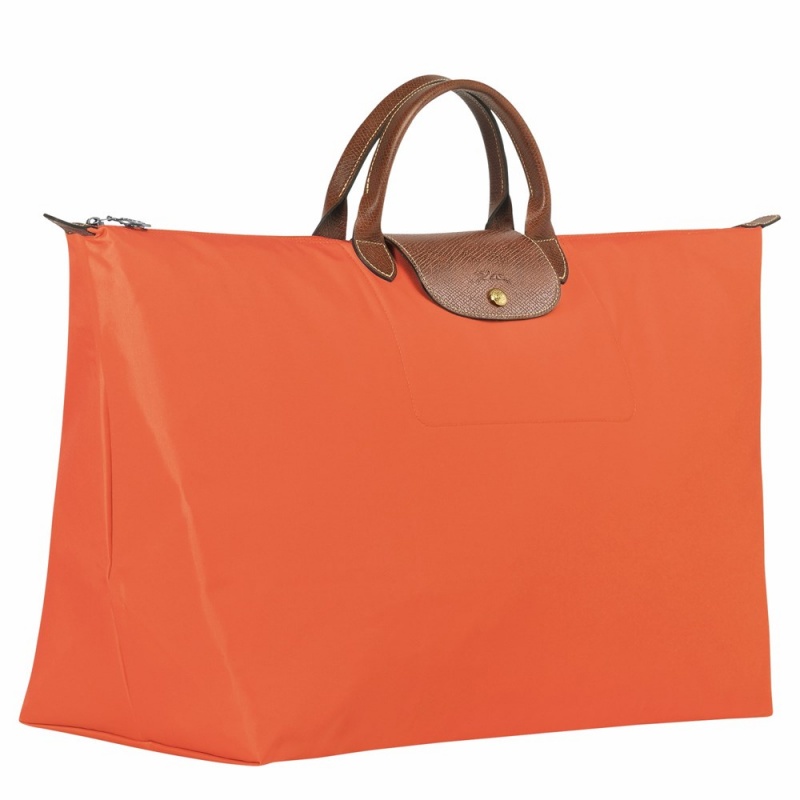 Longchamp Le Pliage Original M Reisetasche Damen Orange | 572GUQWAJ