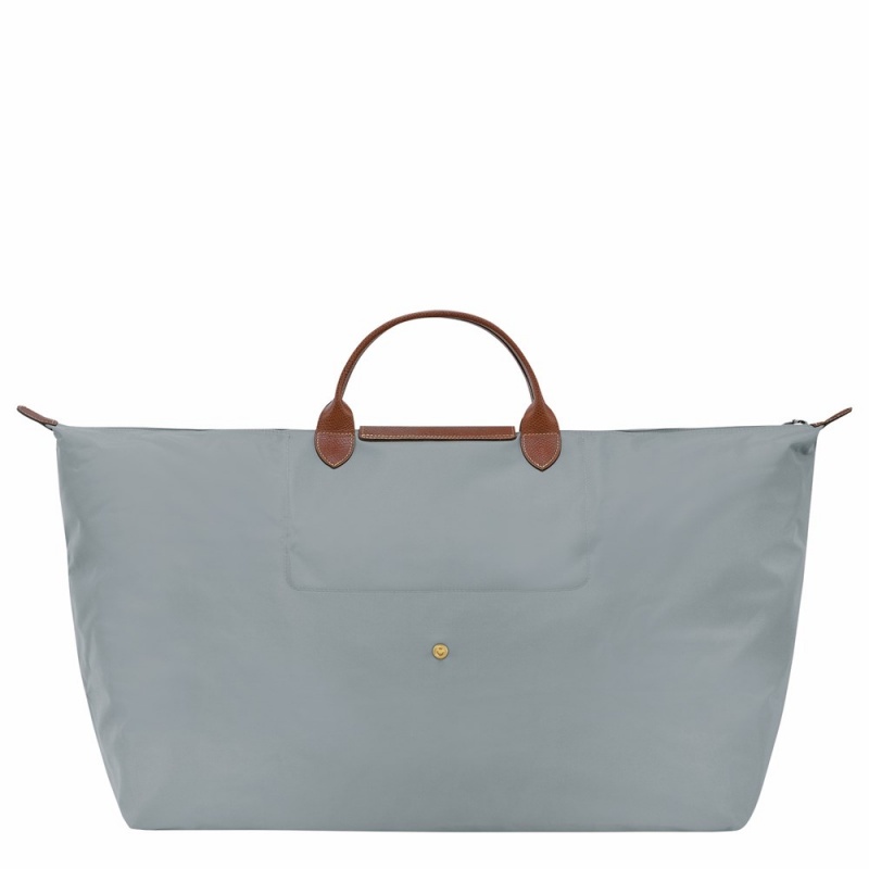 Longchamp Le Pliage Original M Reisetasche Damen Grau | 275ADOWVJ