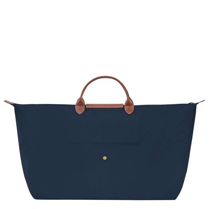 Longchamp Le Pliage Original M Reisetasche Herren Navy | 052ETVUZN