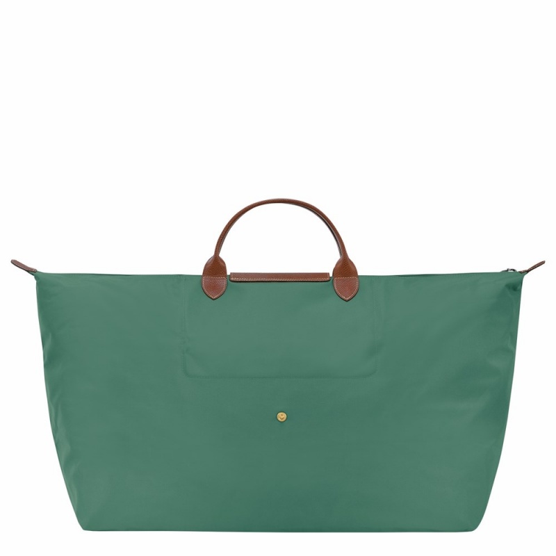 Longchamp Le Pliage Original M Reisetasche Herren Olivgrün | 376DQFWHG