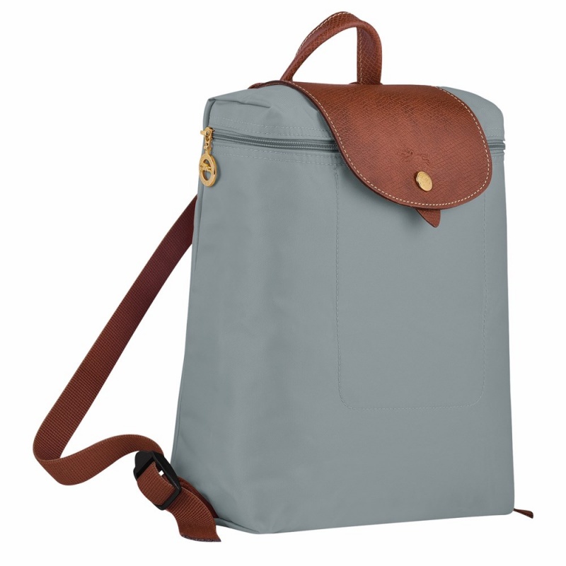 Longchamp Le Pliage Original M Rucksack Damen Grau | 531MLGOIQ