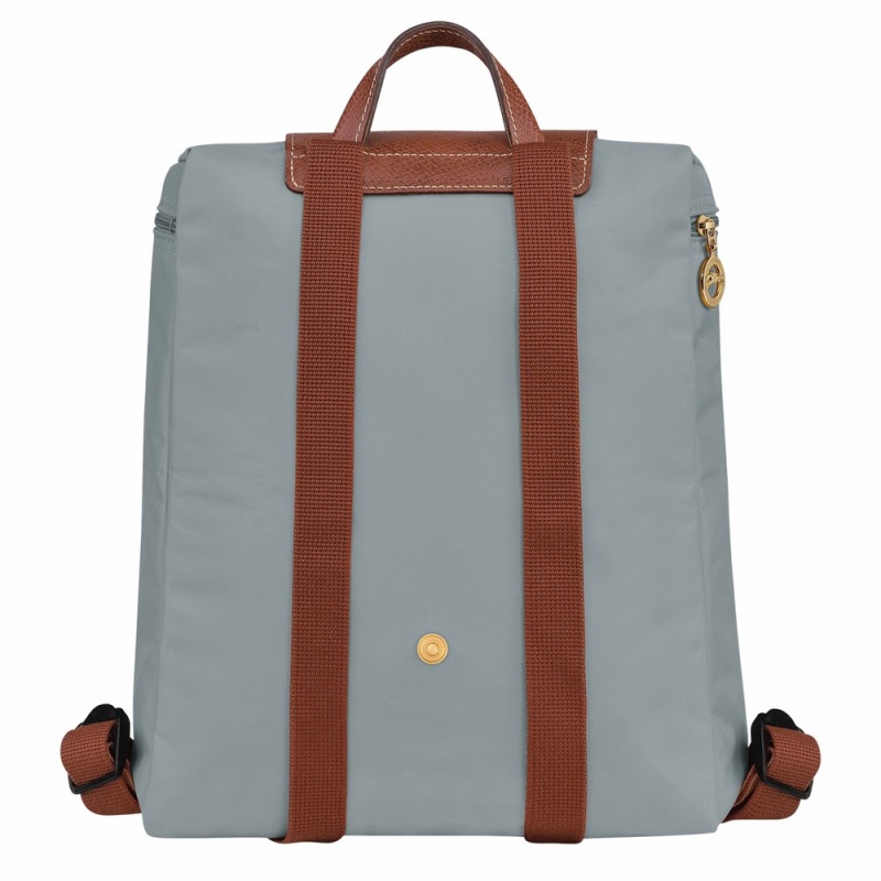 Longchamp Le Pliage Original M Rucksack Damen Grau | 531MLGOIQ