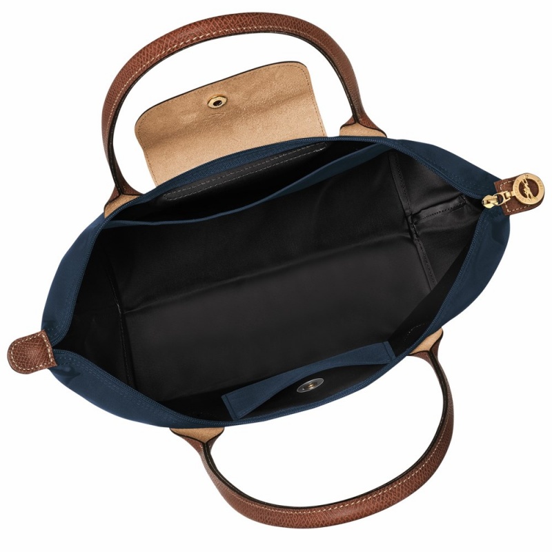 Longchamp Le Pliage Original M Schultertasche Damen Navy | 946BSYRAQ