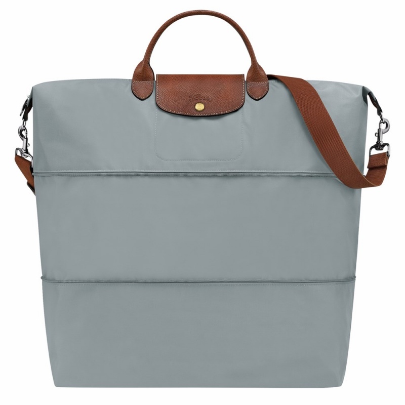 Longchamp Le Pliage Original Reisetasche Herren Grau | 745RYCTDE