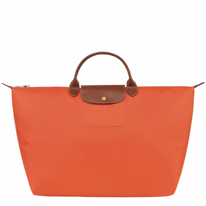 Longchamp Le Pliage Original S Reisetasche Herren Orange | 062DCZTVM