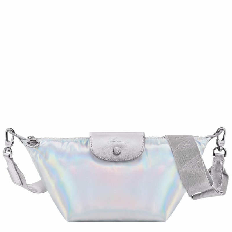 Longchamp Le Pliage XS Umhängetasche Damen Silber | 635NZAUMC