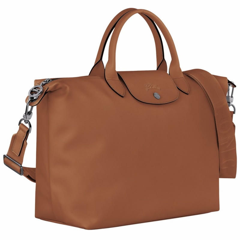 Longchamp Le Pliage Xtra L Handtasche Herren Braun | 294FBYHQW