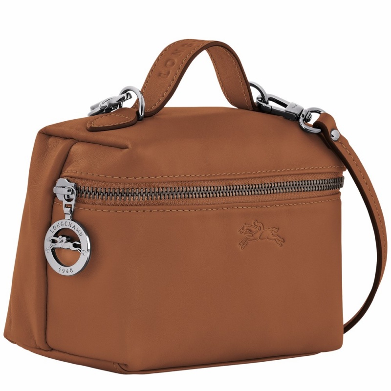 Longchamp Le Pliage Xtra XS Vanity Umhängetasche Damen Braun | 087KJQGEN