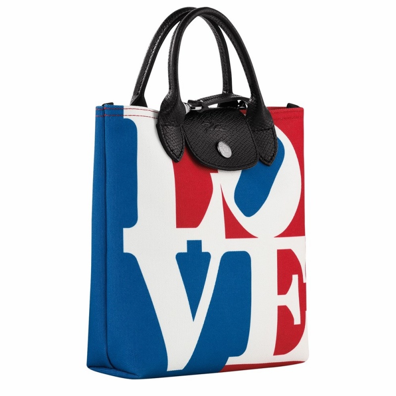 Longchamp Longchamp x Robert Indiana XS Handtasche Herren Weiß | 076HQYUBK