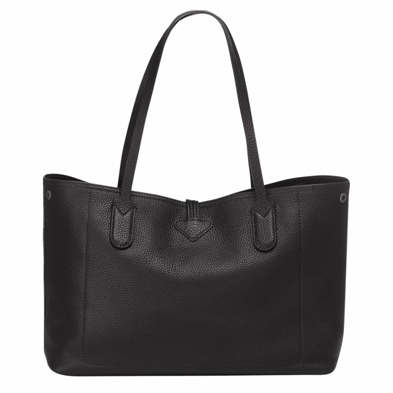 Longchamp Roseau Essential L Schultertasche Damen Schwarz | 253DABKFL