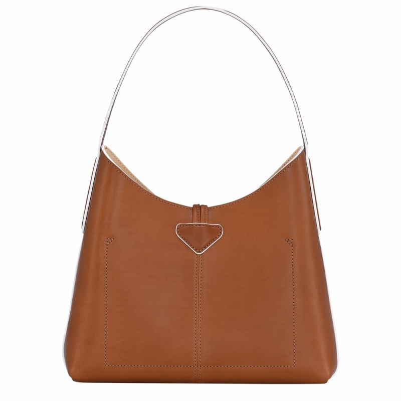 Longchamp Roseau M Hobo Tasche Damen Braun | 963YDEJGI