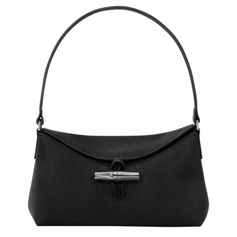 Longchamp Roseau S Hobo Tasche Damen Schwarz | 538NSQJLB